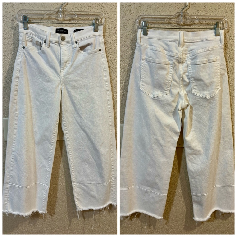 Banana Republic Wide Leg Crop Jeans